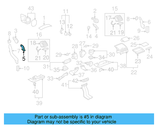 Duct Cover 7L6-815-389-B - View 3