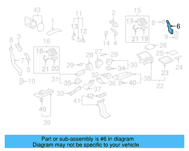 Outer Duct 7L6-819-870 - View 5