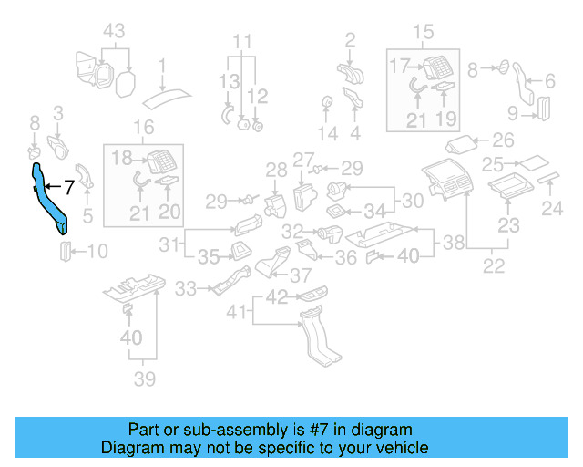Outer Duct 7L6-819-869 - View 5