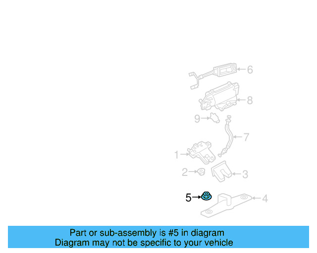 Striker Nut N-905-115-05 - View 7