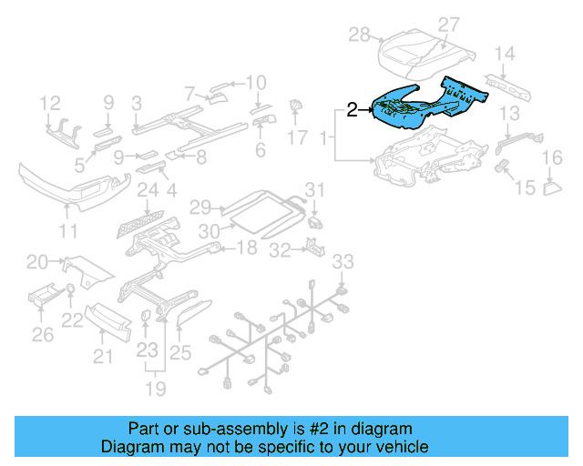 Seat Cushion Spring 8E0-881-303