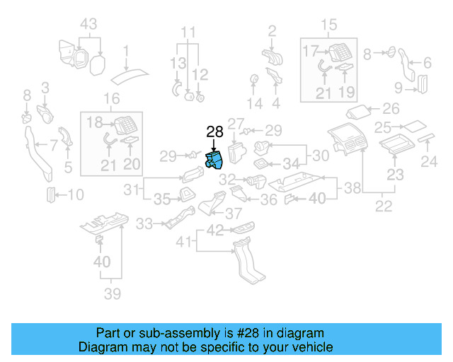 Air Distributor 7L0-819-353-D
