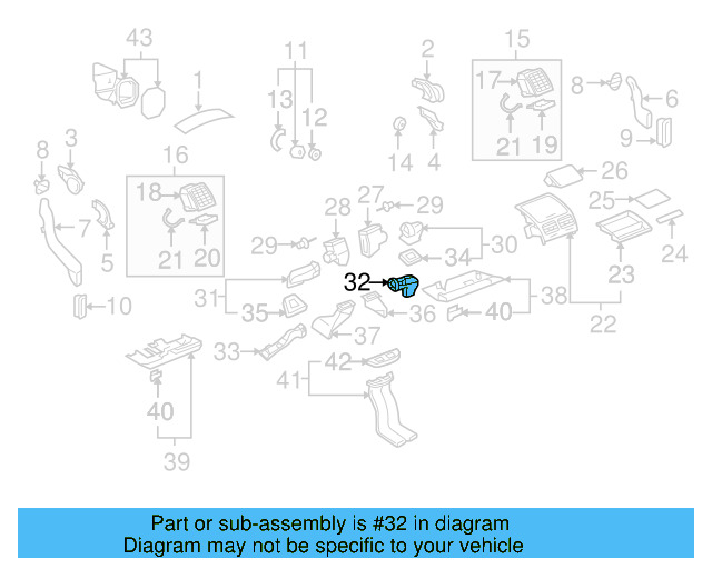 Floor Duct 7L0-819-634-B - View 4