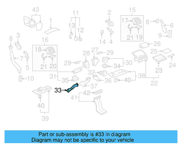 Floor Duct 7L0-819-633-B