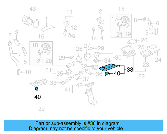 Lower Cover 7L6-815-174-C-B41 - View 3