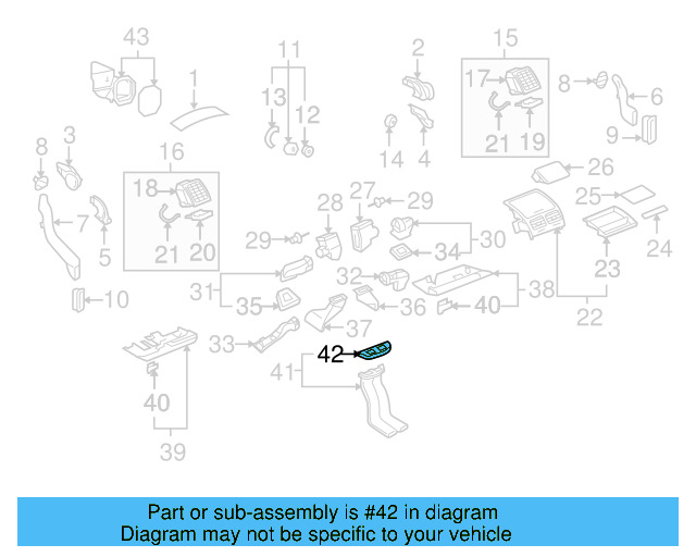 Front Duct Gasket 7L0-819-687