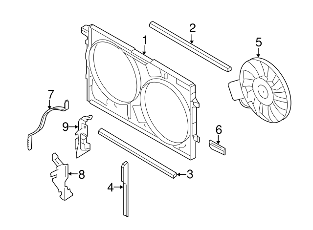 Air Baffle 3D0-121-284-A - View 3