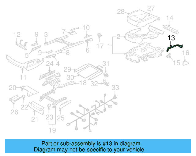 Front Retainer 7L0-881-547 - View 10