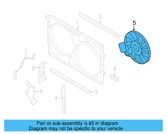 Fan & Motor 3D0-959-453-G - View 7