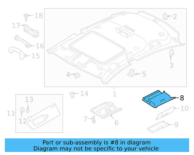 Housing 5G0-868-837-A-82V - View 4