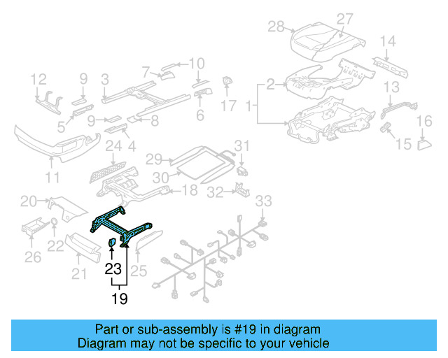 Seat Bracket 7L0-881-677-G - View 6