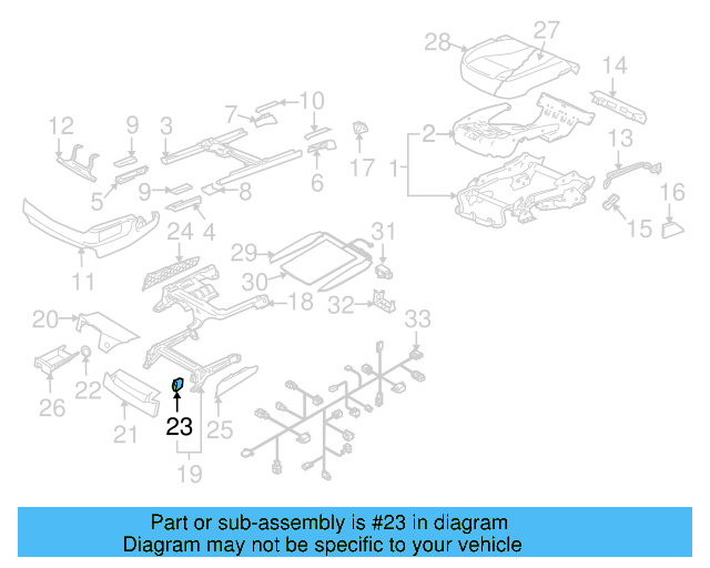 Front Cover Clip 7L0-881-090 - View 6