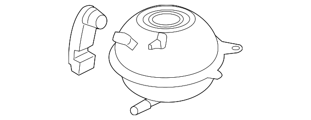 Engine Coolant Reservoir 1J0-121-407-F - View 22