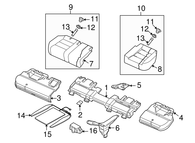Seat Support Mount 7L0-885-227