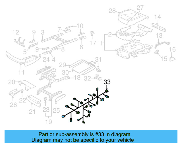 Wire Harness 7L0-971-364-AD - View 3