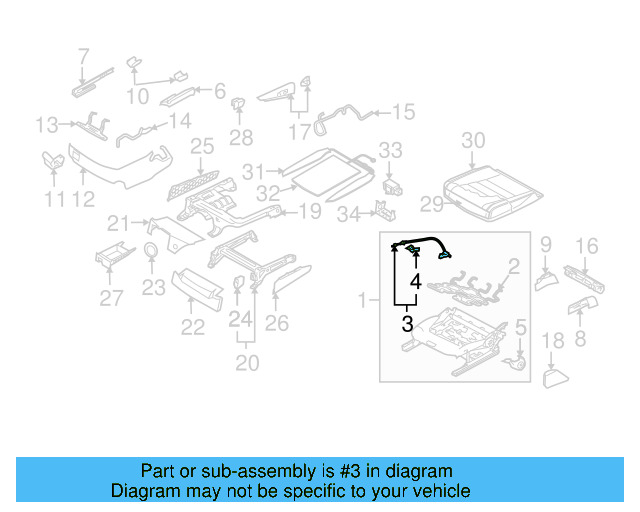 Seat Flex Cable 8E0-881-271-A - View 7
