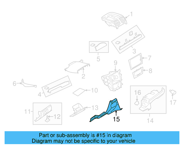 Knee Bolster 1K1-858-366-R-82V - View 7