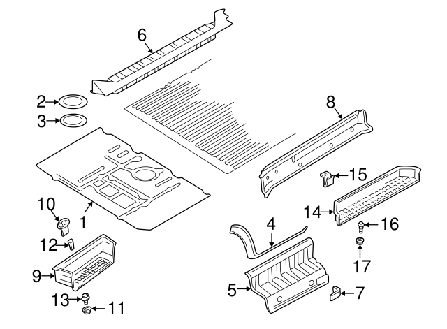 Body Side Molding Clip 701-853-585 - View 3