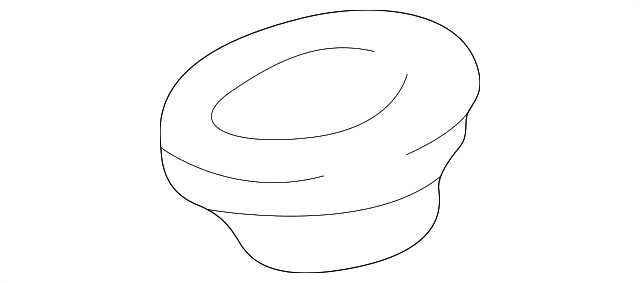 Body Side Molding Grommet 357-853-586-D - View 2