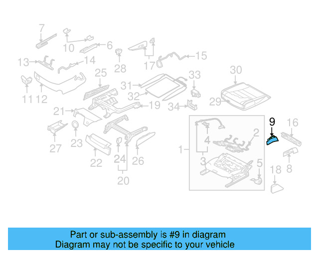 Adjust Cover 7L0-881-463-H-7G8 - View 5