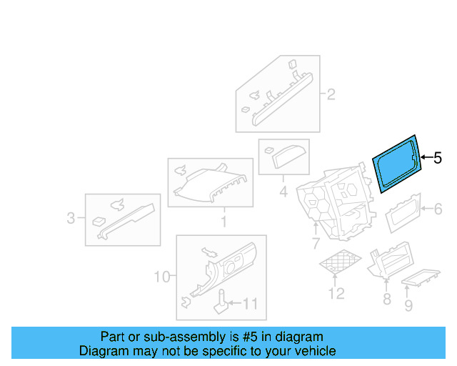 Radio Trim 5K0-858-061-F-1QB - View 16