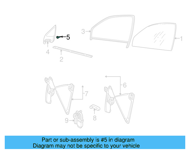 Corner Trim Clip 3B0-837-732 - View 4