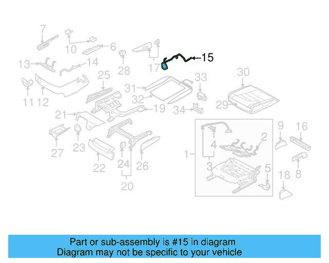 Front Retainer 7L0-881-547 - View 9