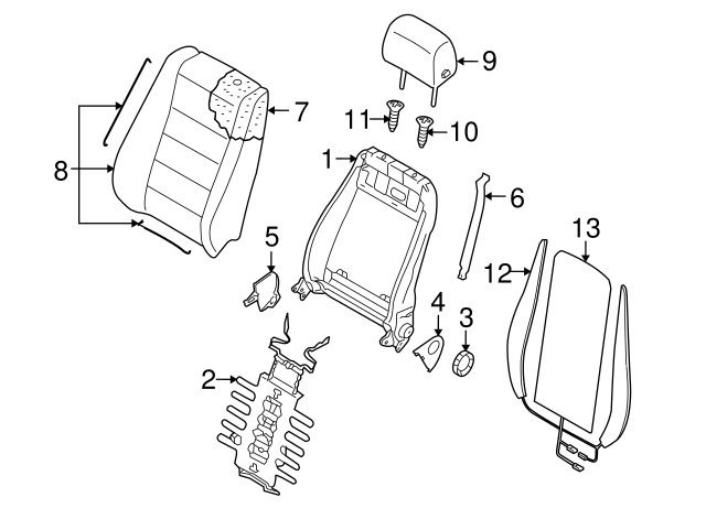 Headrest 7L6881901K3Z6