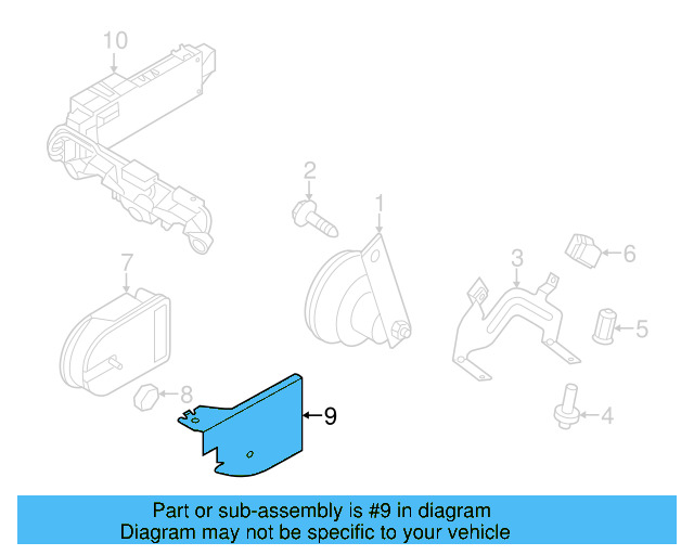 Bracket 1K5-951-217 - View 8