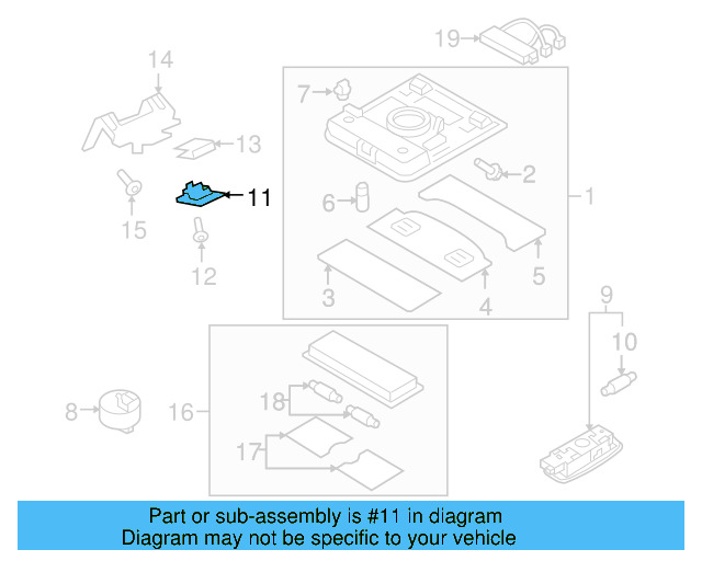 Headlamp Assembly Lower Bolt N-911-664-01 - View 47