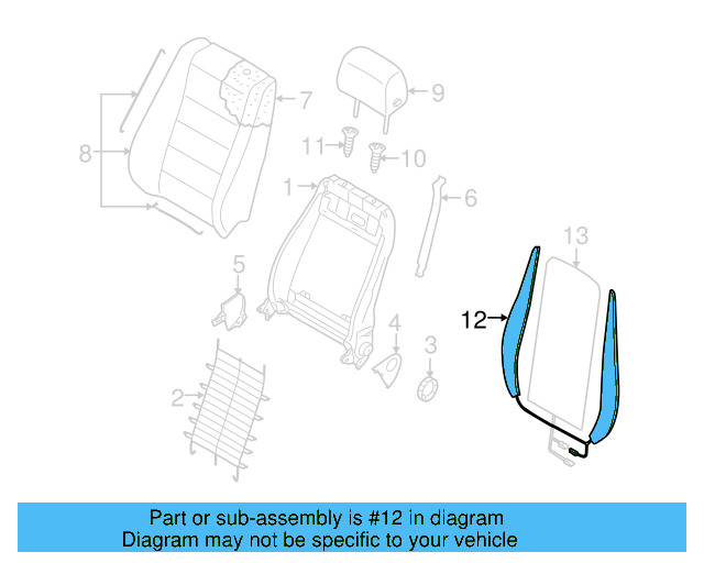 Seat Back Heater 7L6-963-551-A - View 3