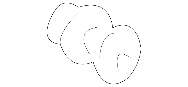 Lower Quarter Trim Clip 1C0-867-299 - View 2