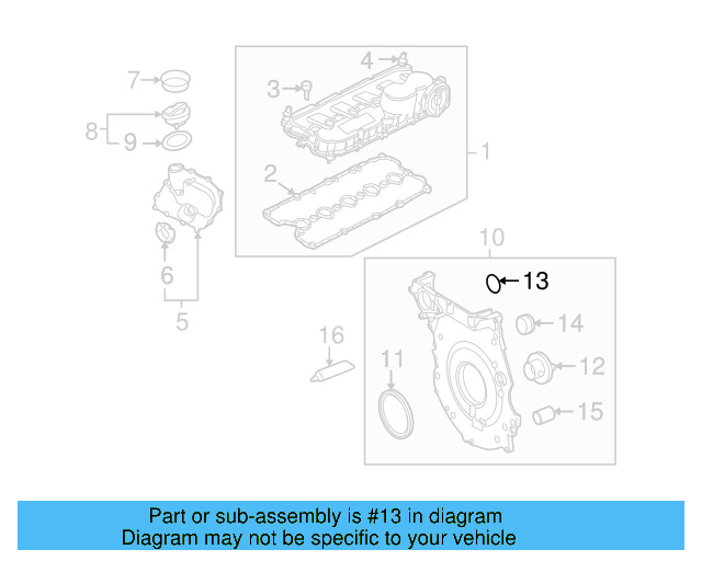 Engine Timing Cover Gasket N-900-411-02 - View 11