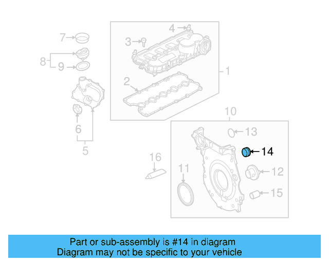 Engine Timing Cover Gasket N-900-411-02 - View 12