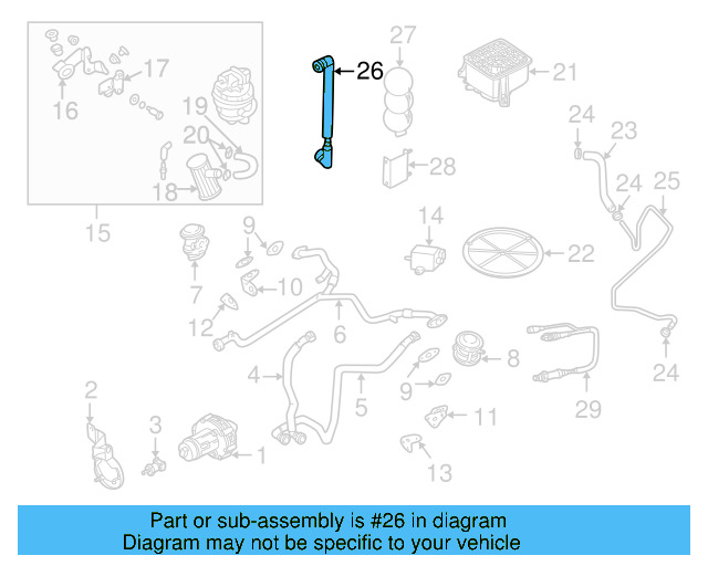 Pressure Hose 8D0-133-784 - View 11