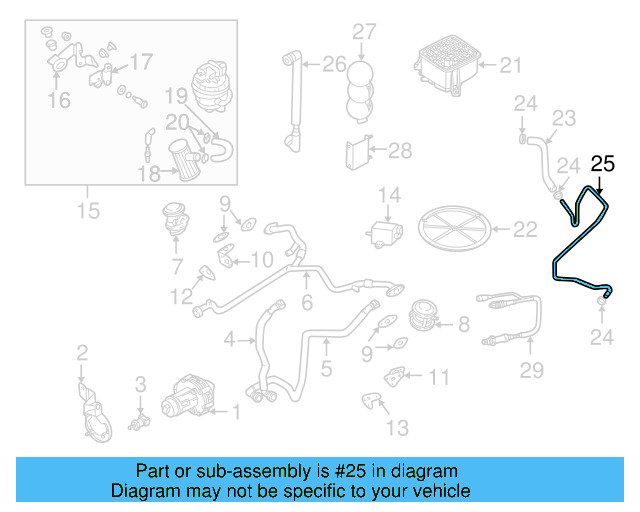 Pressure Tube 3B0-201-946-B