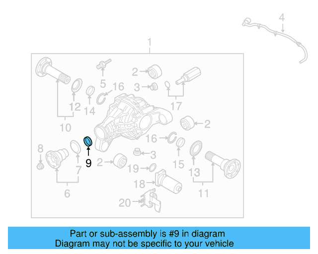 Flange Seal 0AA-409-189 - View 12