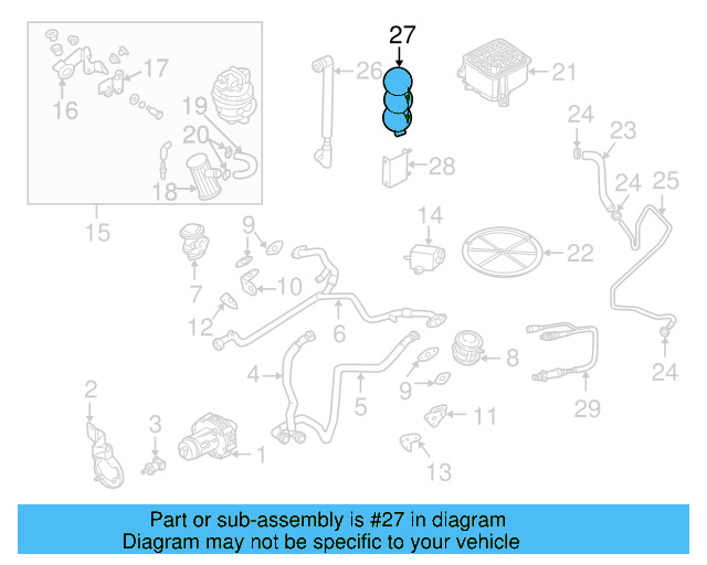 Vacuum Reservoir 443-131-541 - View 19