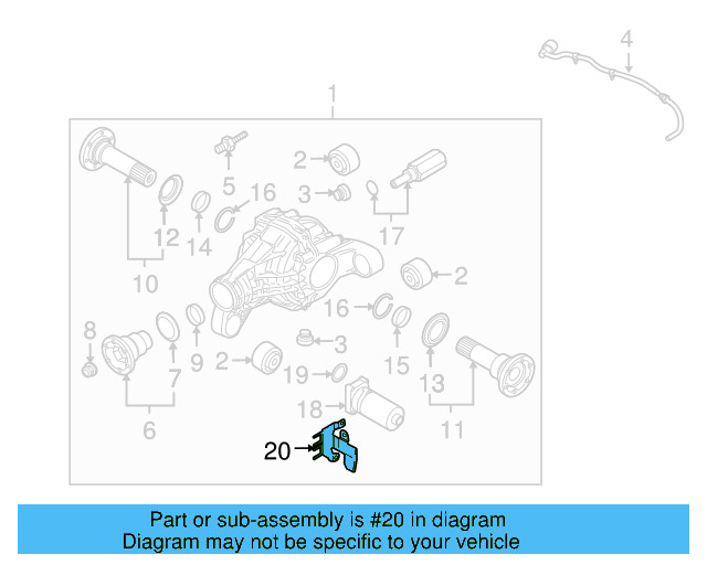 Motor Bracket 0AB-525-733 - View 3