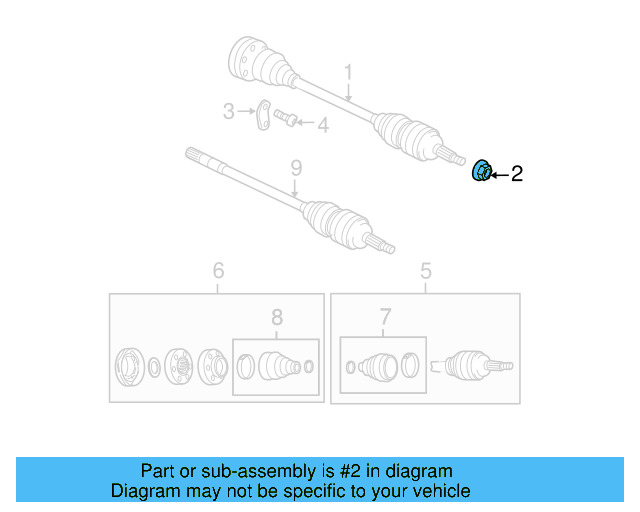 Axle Nut WHT-006-779 - View 7
