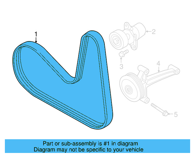 Serpentine Belt 06K-260-849-A - View 22