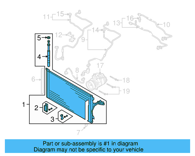 A/C Condenser 4L0260401A - View 9