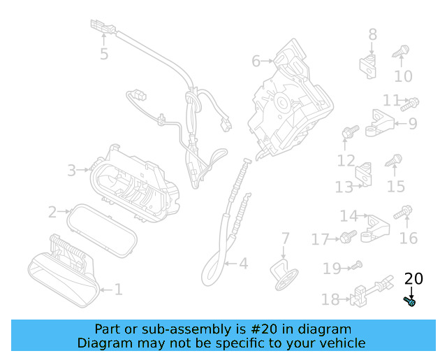 Check Rod Mount Bolt N-108-336-01 - View 8