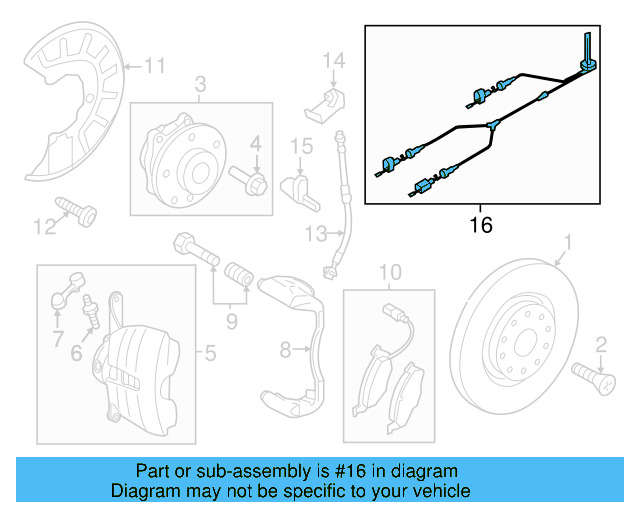 ABS Sensor Wire 3C0-927-903-L - View 21