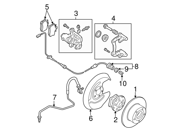 Hub & Bearing 8E0-501-611-J