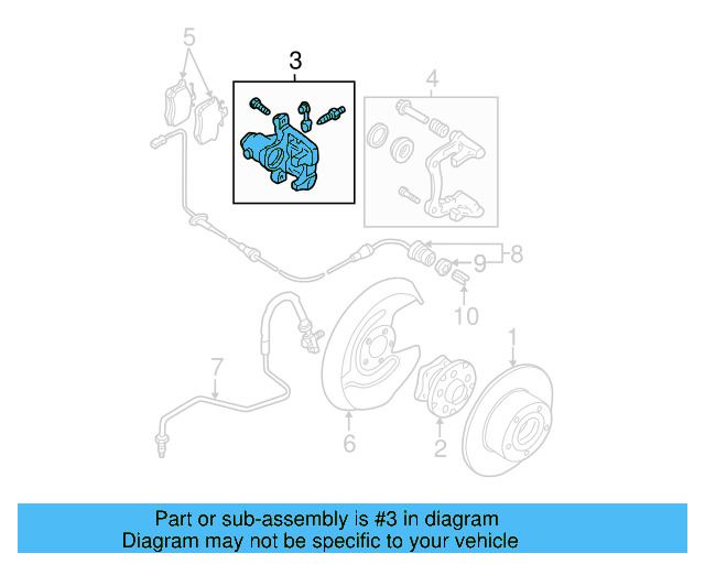 Caliper 8E0-615-423 - View 9