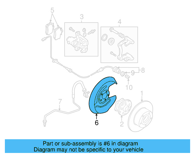 Splash Shield 8E0-615-612-C - View 8