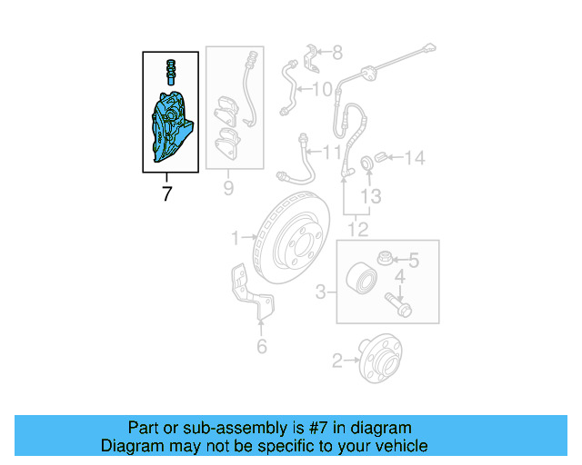 Caliper 8E0-615-123-A