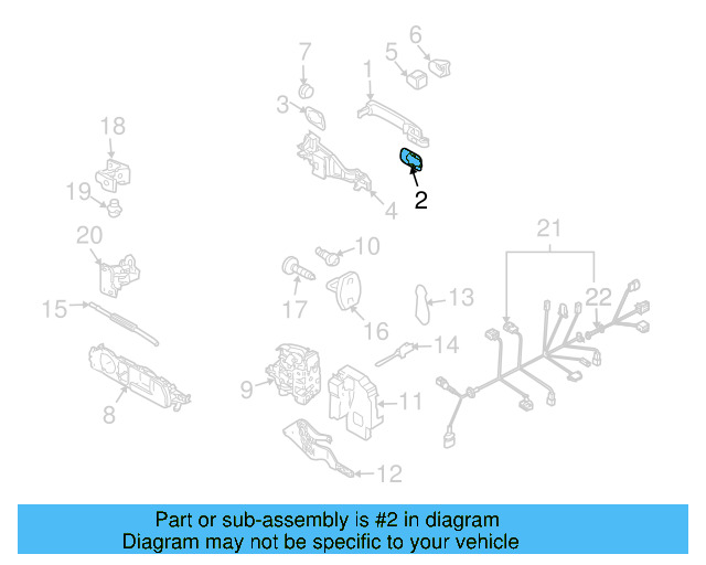 Door Shell Hole Cover 8Z0-837-111 - View 41