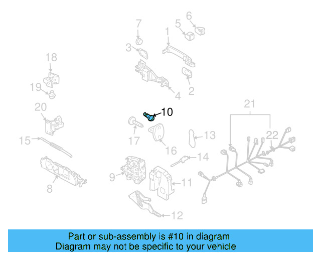 Lock Assembly 3D1-837-016-AH